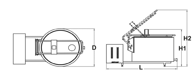 tank dimension Milking Machinery